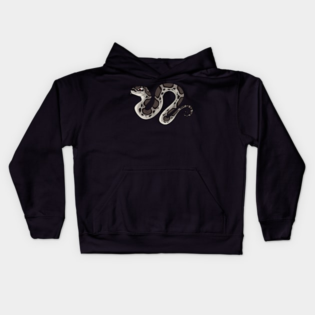 Anery Corn Snake Kids Hoodie by TwilightSaint